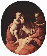 Guido Reni Caritas, Oval Germany oil painting artist